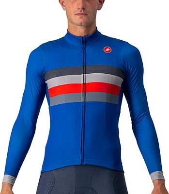Castelli Velocissimo SP Long Sleeve Jerse - Azzur Blue - XXL, Azzur Blue